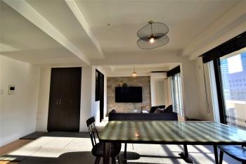 柱型が室内に出ないアウトフレーム工法採用