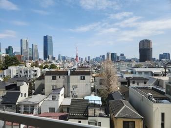バルコニーからの眺望（眺望は永続的に保証されるものではありません）