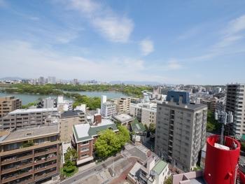 北側バルコニーからの眺望（眺望は永続的に保証されるものではありません）