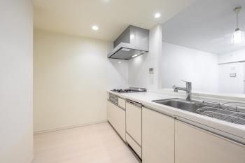 食洗機、浄水器付き対面カウンターキッチン