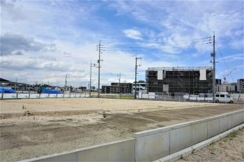 現地写真（更地のため区画等が分かりにくい場合には担当までお問い合わせください）