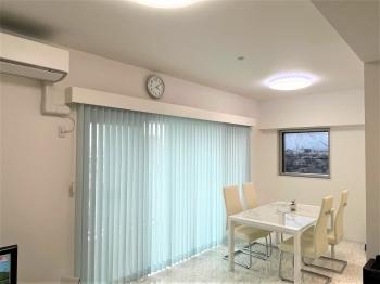 南向きの明るいリビングダイニングです。