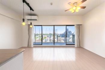 約13.6帖のリビングダイニング「CGで作成したリフォームイメージです」