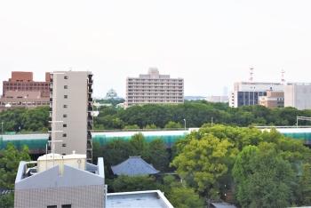 北側バルコニーからの眺望（眺望は永続的に保証されるものではありません）