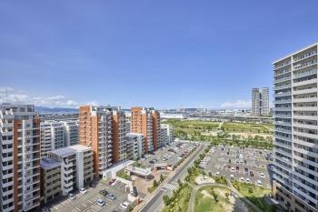 西面バルコニーからの眺望