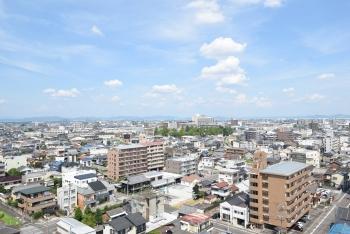 住戸東バルコニーからの眺望