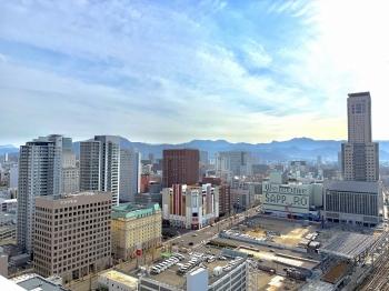 西側バルコニーからの眺望