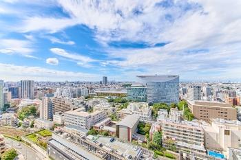 バルコニーからの眺望（眺望を永続的に保証するものではありません）