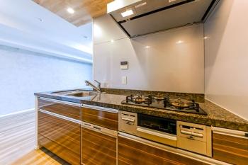 3口コンロと食器洗乾燥機