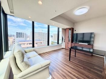 約１３．２帖のリビングダイニング