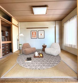 和室　CGで家具等を設置したイメージです