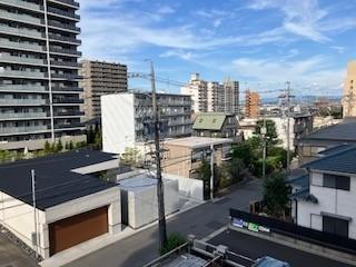 4階共用廊下からの眺望