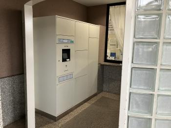 不在時の受け取りに便利な宅配ボックス付