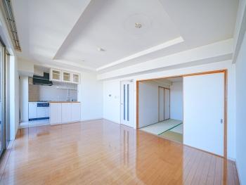 約１５．３帖のリビングダイニングキッチン