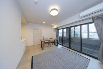 リビングダイニング　LD部分にTES式床暖房有