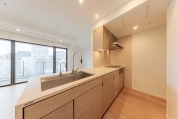 開放的なカウンターキッチン