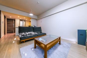 リビングには床暖房設置