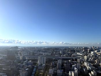 南面バルコニーからの眺望（眺望は永続的に保証されるものではありません）
