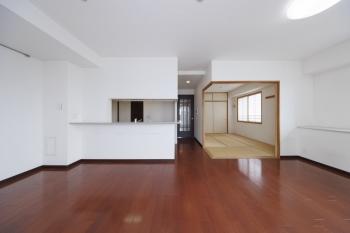 約16.9帖のリビングダイニングキッチン