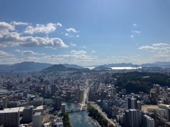 南東側バルコニーからの眺望