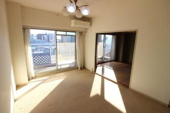 南向きのリビング