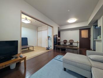 ＬＤＫは和室を開放すると約20.1帖の広々とした空間になります