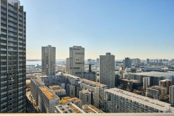 バルコニーからの南西向きの眺望