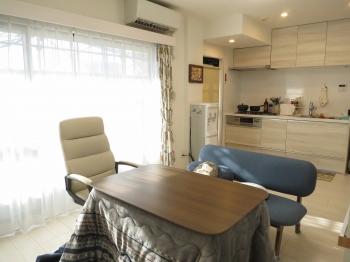 約１１．５帖のリビングダイニングキッチン