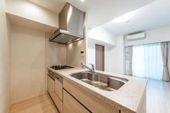 カウンタータイプのシステムキッチン