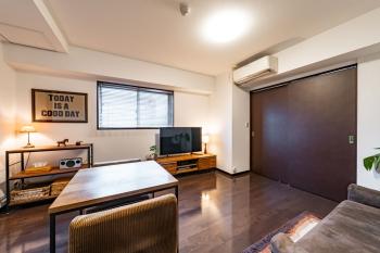 じゃまな柱が無く、きれいな形をしているリビングダイニングになります。