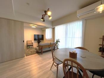 約11.5帖の横長リビングダイニング