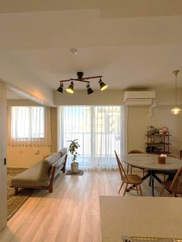 柱が外に出ているため、家具の配置がしやすいです