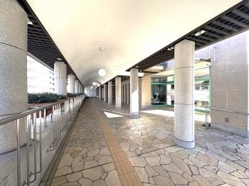 石造りの優雅なエントランスアプローチ