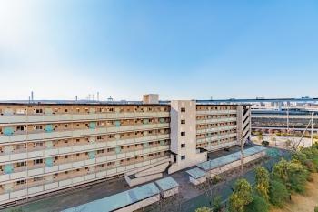 バルコニーからの眺望（西方向）