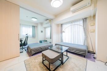 埃が舞い上がりにくい床暖房をLD部分に設置