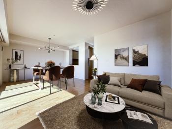 LDK（CGで家具等を設置したイメージです。）