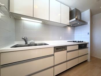 キッチンには食器洗乾燥機、浄水器、ディスポーザーが付いています。