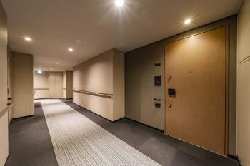 ホテルライクな内廊下設計