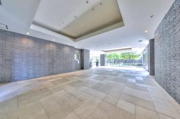 オートロック機能が設置されているエントランス