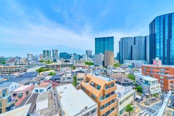 北側バルコニーからの眺望（眺望は永続的に保証されるものではありません）