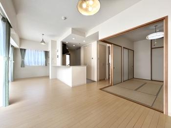 リビングダイニング（ＣＧで作成したリフォームイメージです）