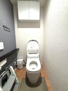 温水洗浄便座付トイレ