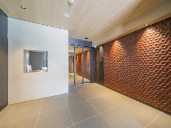 オートロック付のエントランス