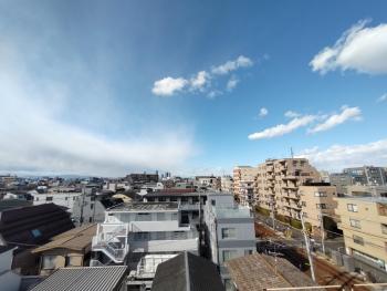 ルーフテラスからの眺望（眺望は永続的に保証されるものではありません）