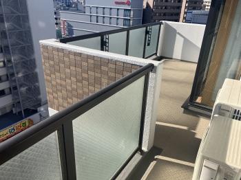 南西向きバルコニー