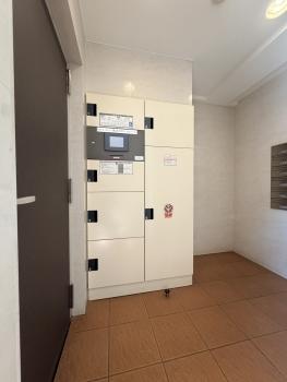 不在時でも荷物を受け取ることができる、宅配ボックス