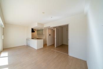 約１５．４帖のリビングダイニングキッチン