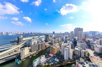 バルコニーからの眺望（眺望は永続的に保証されるものではありません）