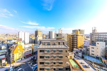 南東側バルコニーからの眺望（永続的に保証されるものではありません）