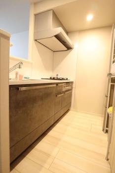 生ごみ処理がワンタッチで完結するディスポーザー付きキッチンを採用。